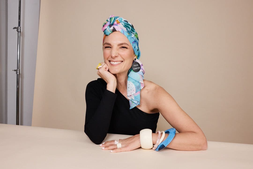 Bravery Co. Founder Emily Somers Head Scarf