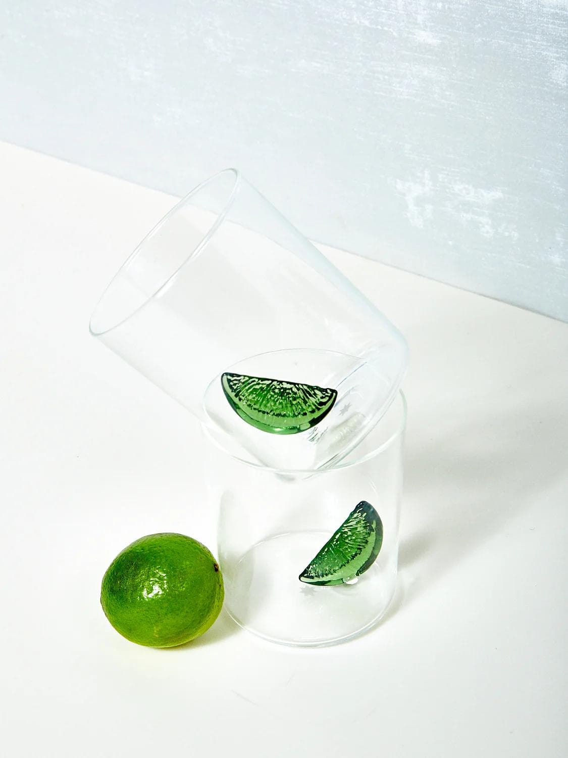 Lime Wedge Glasses - Media 1