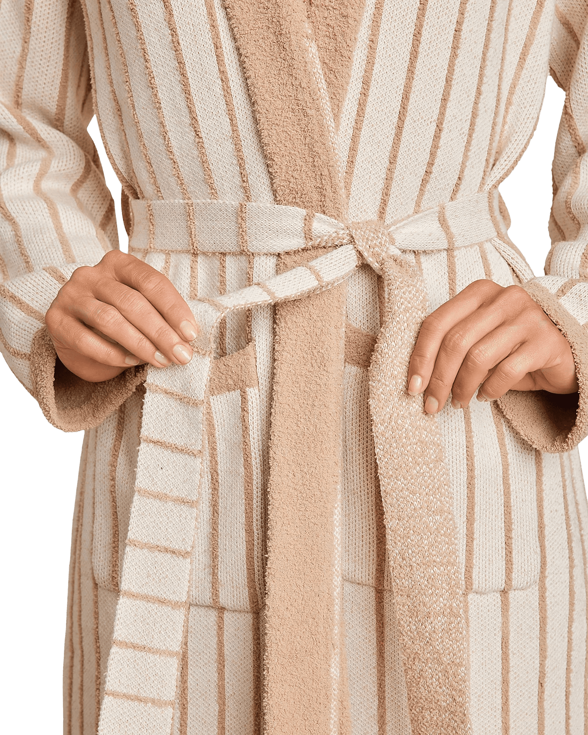 CozyChic® Cotton Pinstripe Robe - Media 2