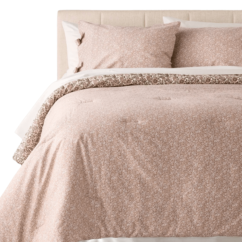 3pc Reversible Floral Comforter Set - Media 2