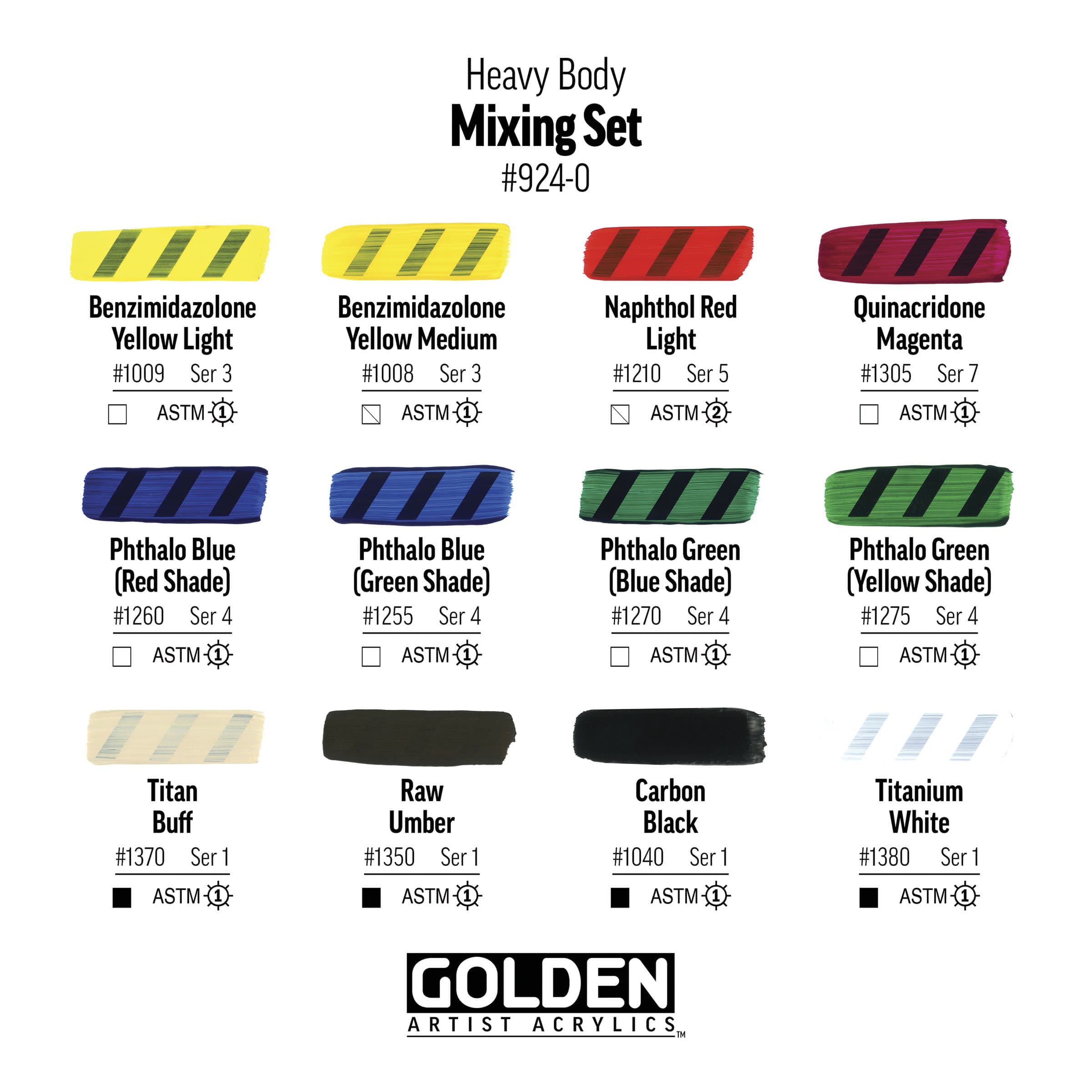 Heavy Body Artist Acrylic Set - Media 4