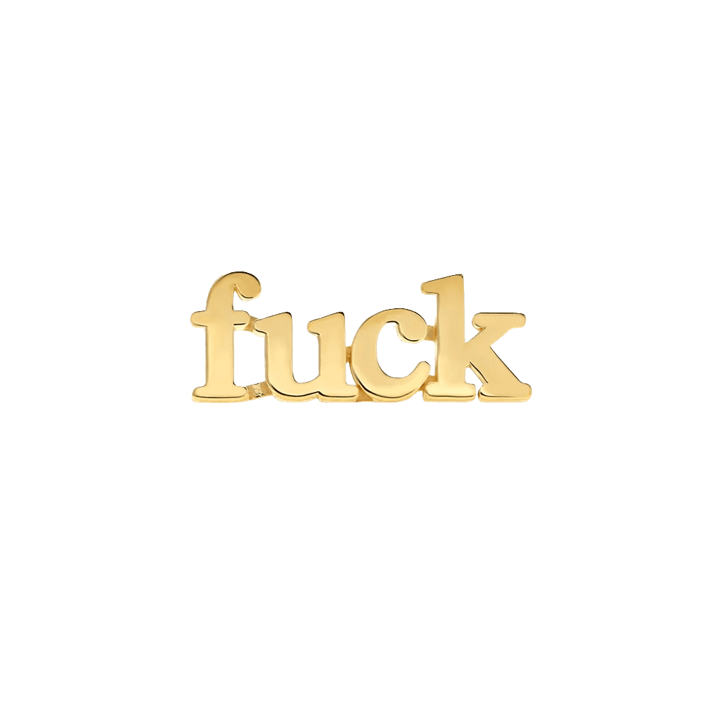 F*ck Earring Stud - Media 1