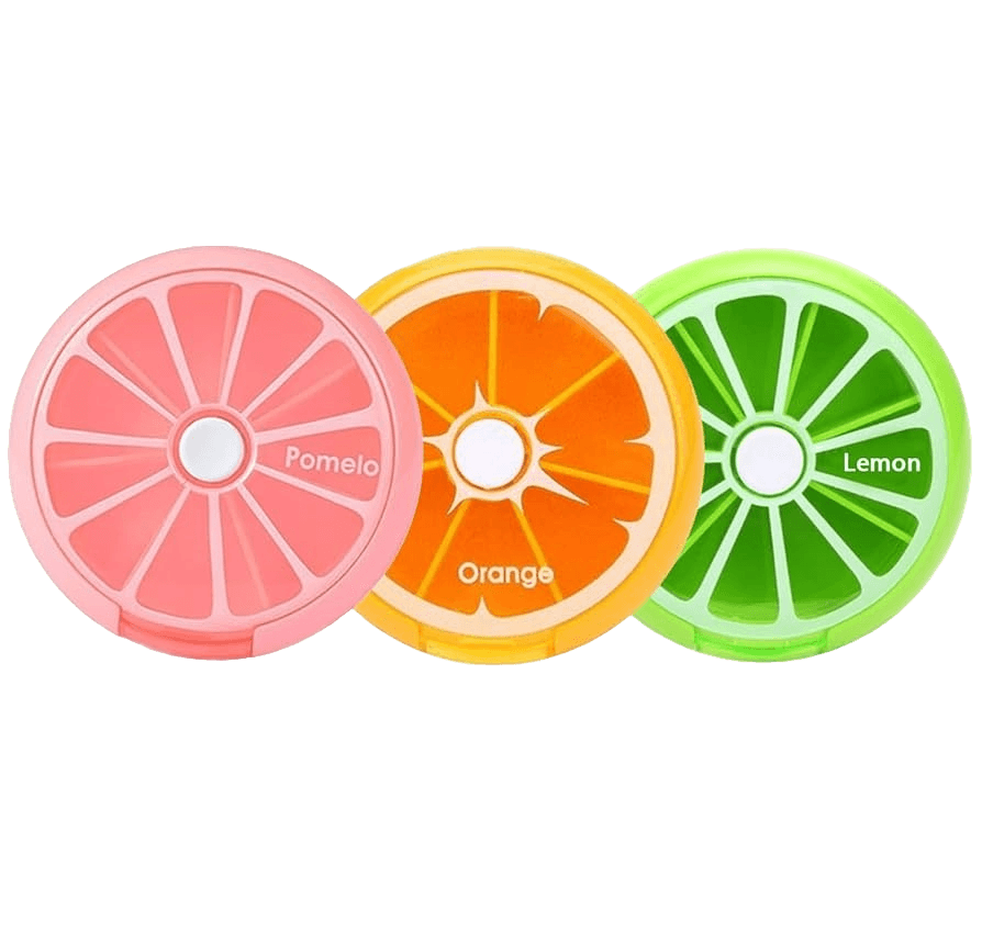Citrus Slice Pill Organizer - Media 1