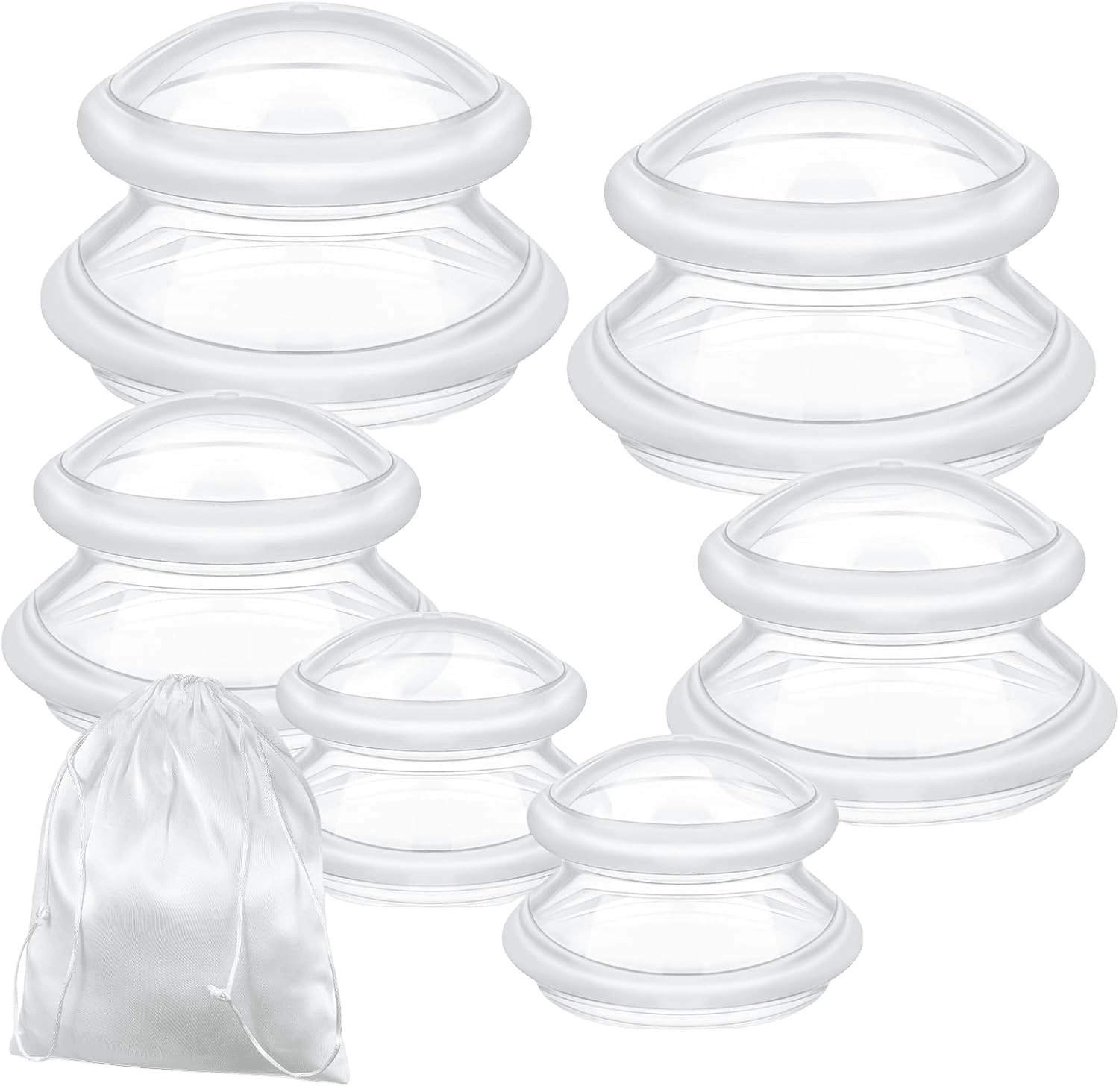 6 Pcs Cupping Kit for Massage Therapy