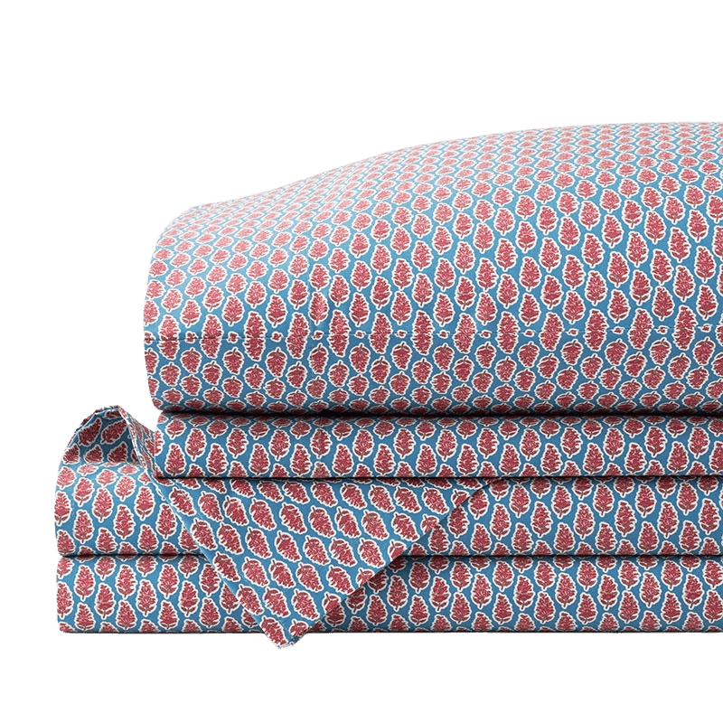 Butti Floral Premium Smooth Sateen Bed Sheet Set - Media 1