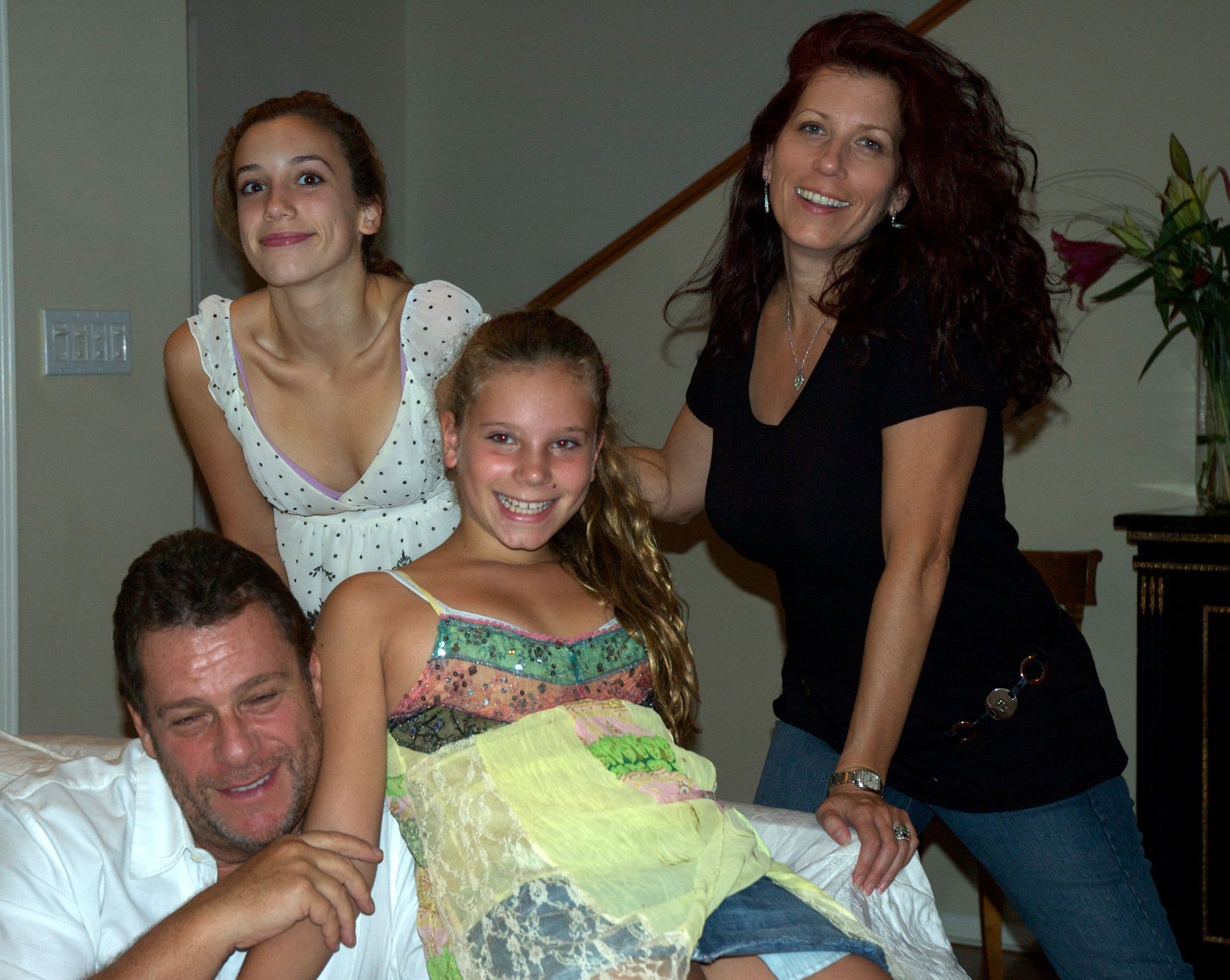 Paula Schneider, the CEO of Susan G. Komen, with her family.